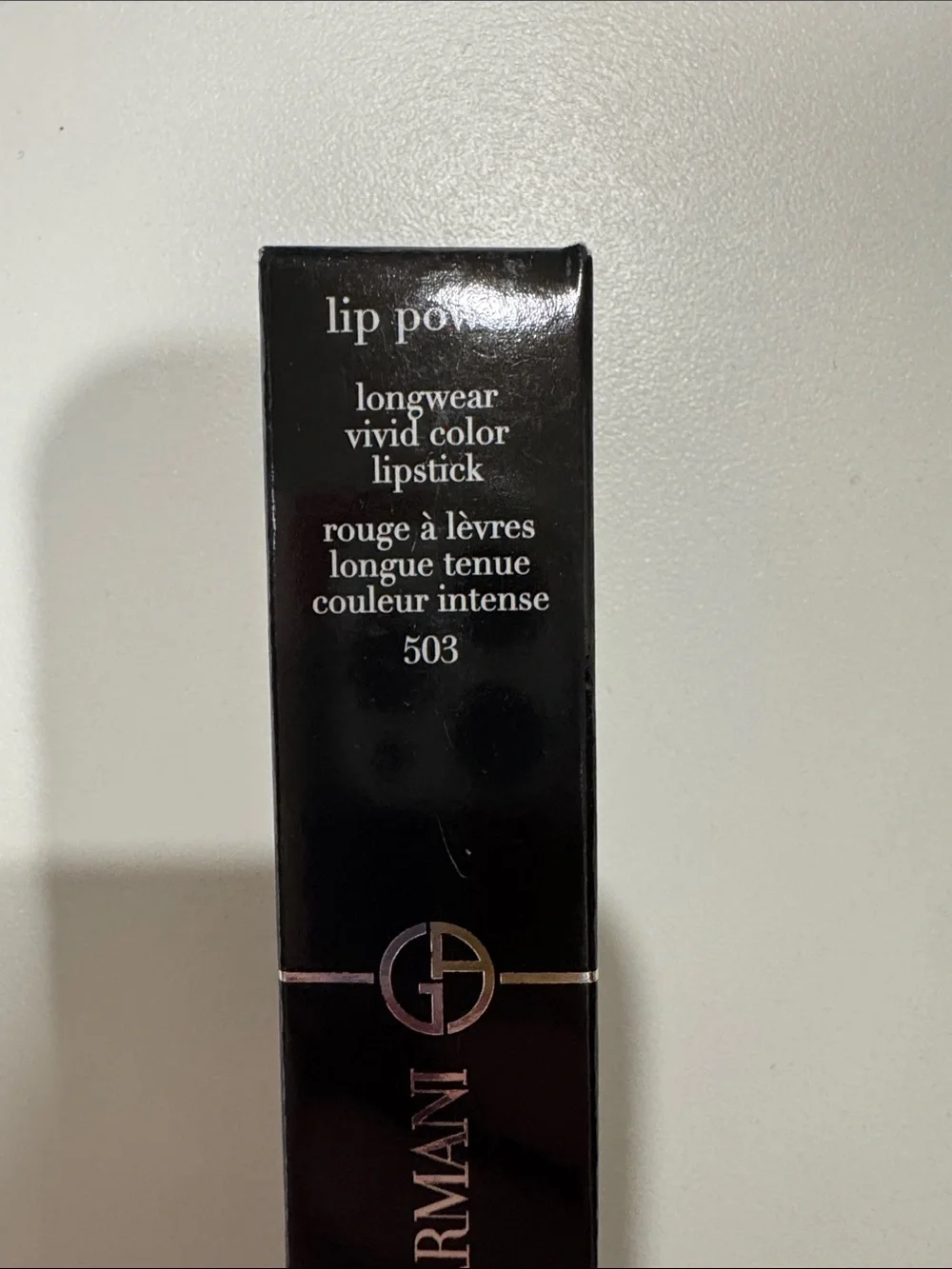 Giorgio Armani Lip Power Long-Lasting Lipstick — Shade 503 Eccentrico
